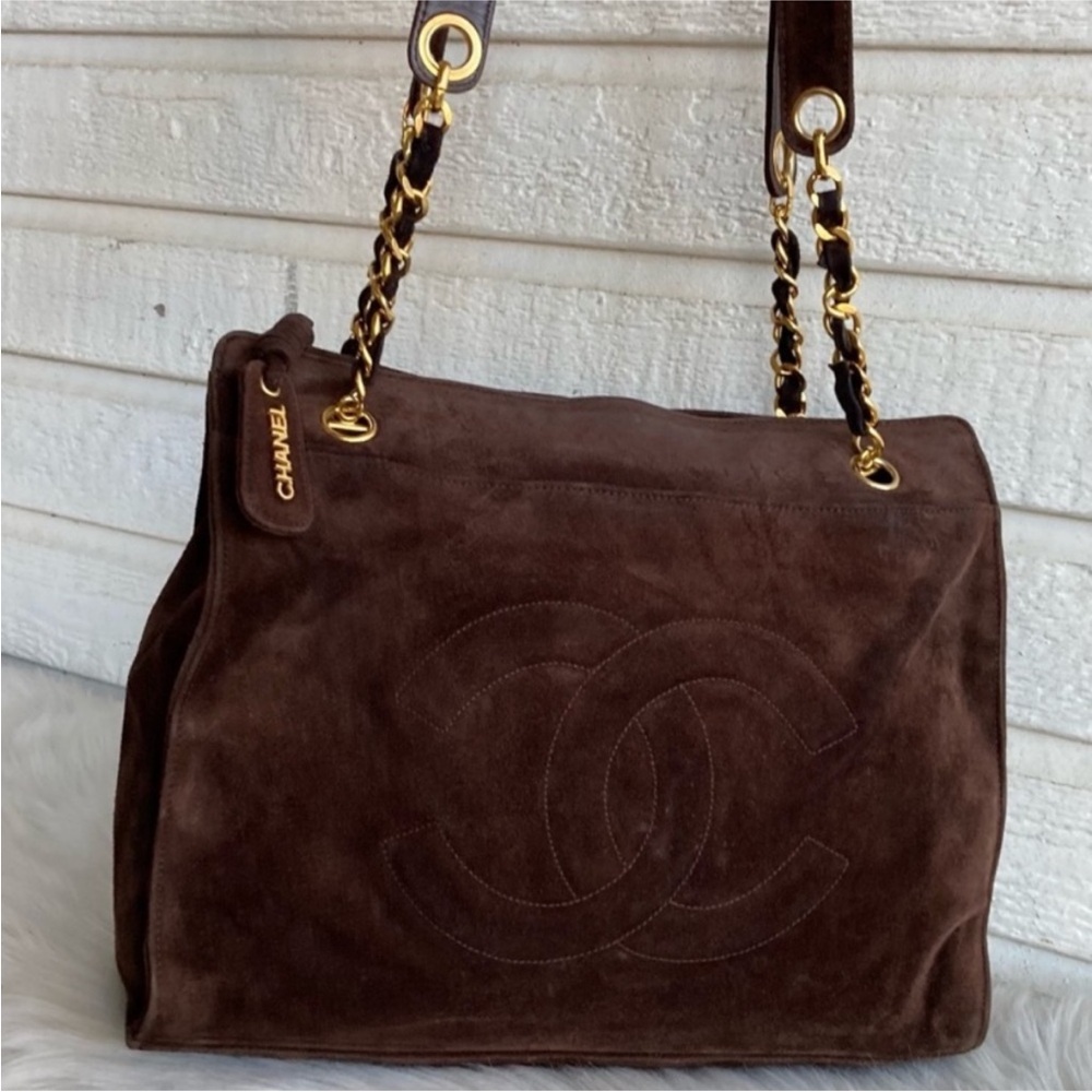 Chanel Timeless Chain Suede Shoulder Bag - Picture 12 of 14